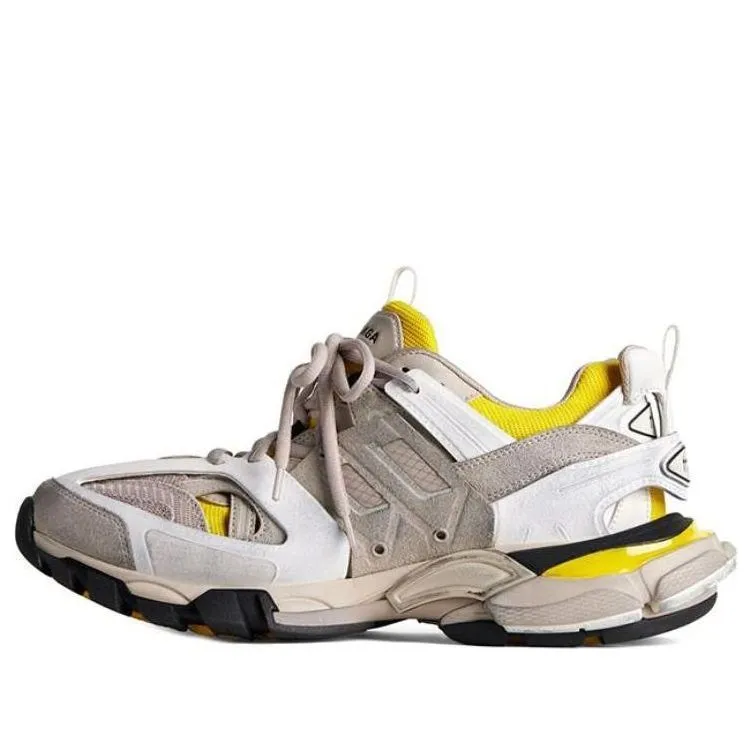 (WMNS) Balenciaga Track Sneakers 'Yellow White Beige' 542436W3SU61297 sold by KicksCrew
