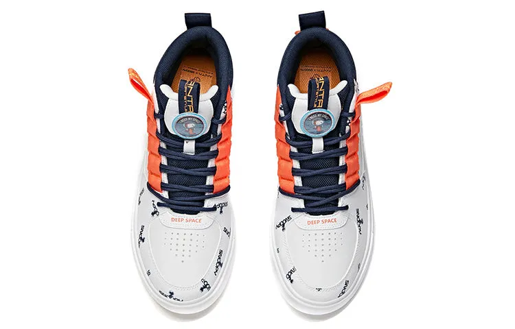 ANTA x SNOOPY Skateboarding Series Sneakers 'White Navy Orange' 912128017-1 sold by KicksCrew product image thumbnail 3