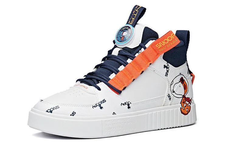 ANTA x SNOOPY Skateboarding Series Sneakers 'White Navy Orange' 912128017-1 sold by KicksCrew product image thumbnail 2