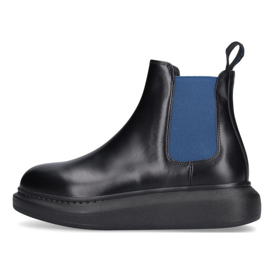 (WMNS) Alexander McQueen Hybrid Chelsea Boot 'Black Blue' 586398WHX561097 sold by KicksCrew
