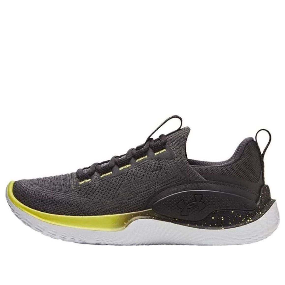 (WMNS) Under Armour Flow Dynamic Training Shoes 'Black Yellow' 3026107-108 sold by KicksCrew