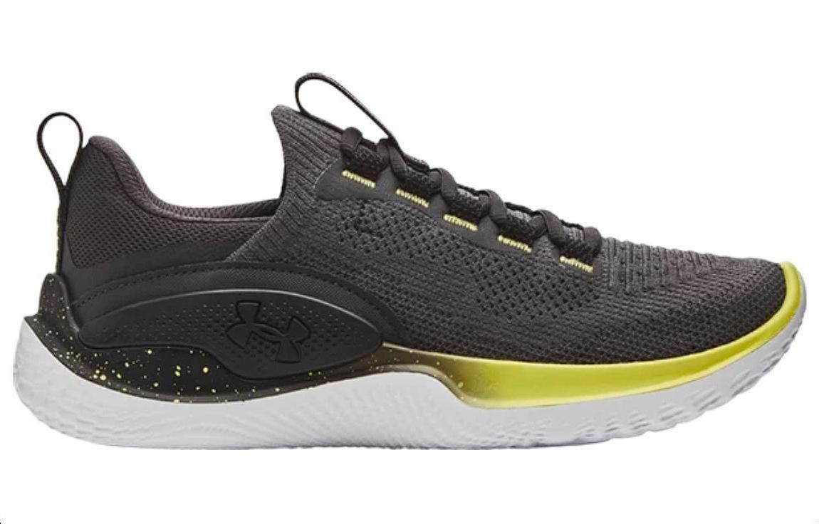 (WMNS) Under Armour Flow Dynamic Training Shoes 'Black Yellow' 3026107-108 sold by KicksCrew product image thumbnail 2