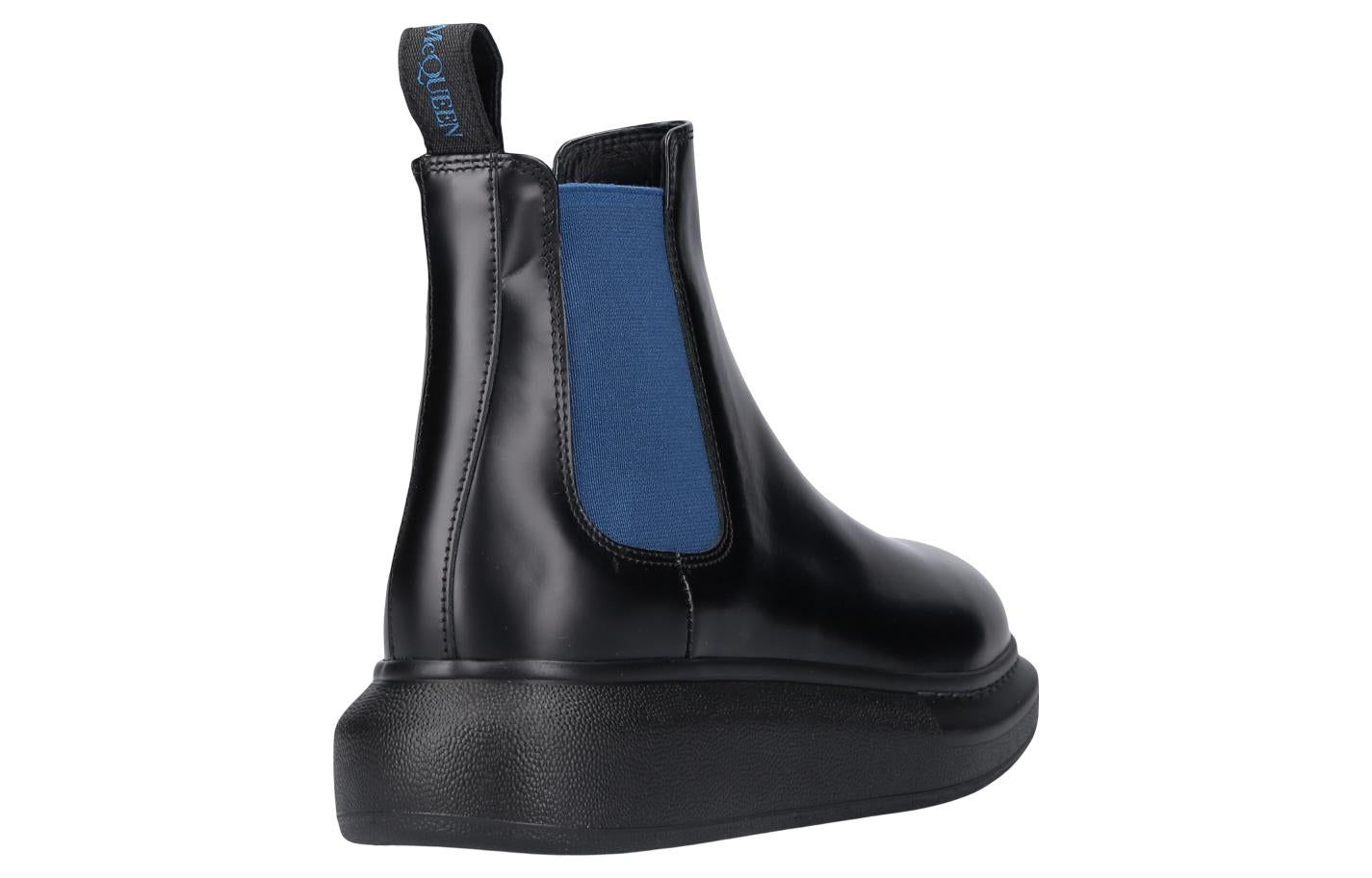 (WMNS) Alexander McQueen Hybrid Chelsea Boot 'Black Blue' 586398WHX561097 sold by KicksCrew product image thumbnail 4