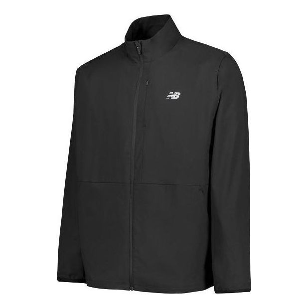 New Balance Stretch Woven Jacket 'Black' MJ41062-BK sold by KicksCrew