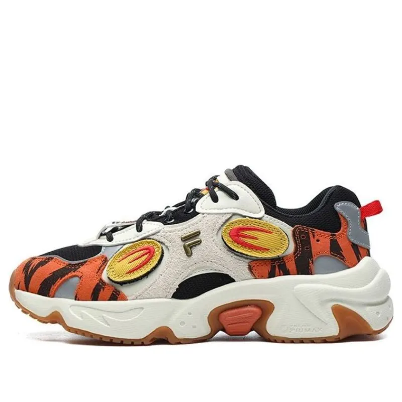 (WMNS) FILA FUSION Raccoon CNY Shoes 'White Orange' T12W217316FBG sold by KicksCrew