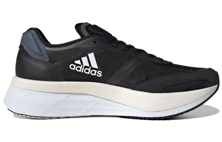 adidas Adizero Boston 10 Wide 'Black White' GZ5426 sold by KicksCrew product image thumbnail 2