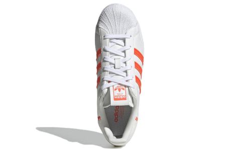 (WMNS) adidas originals Superstar 'White Orange' GZ3451 sold by KicksCrew