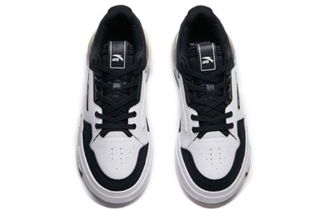 (WMNS) ANTA Leather Sneakers 'White Black' 922138061-2 sold by KicksCrew