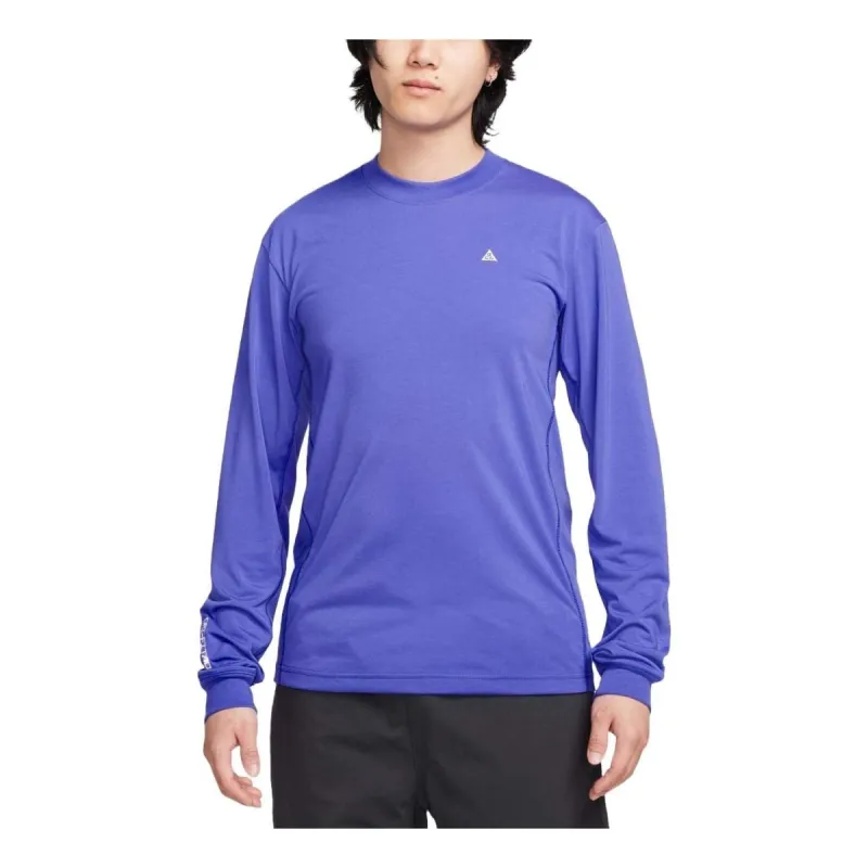 Nike ACG Goat Rocks Dri-FIT ADV Long Sleeve T-Shirt Asia Sizing 'Purple' FN8395-510 sold by KicksCrew
