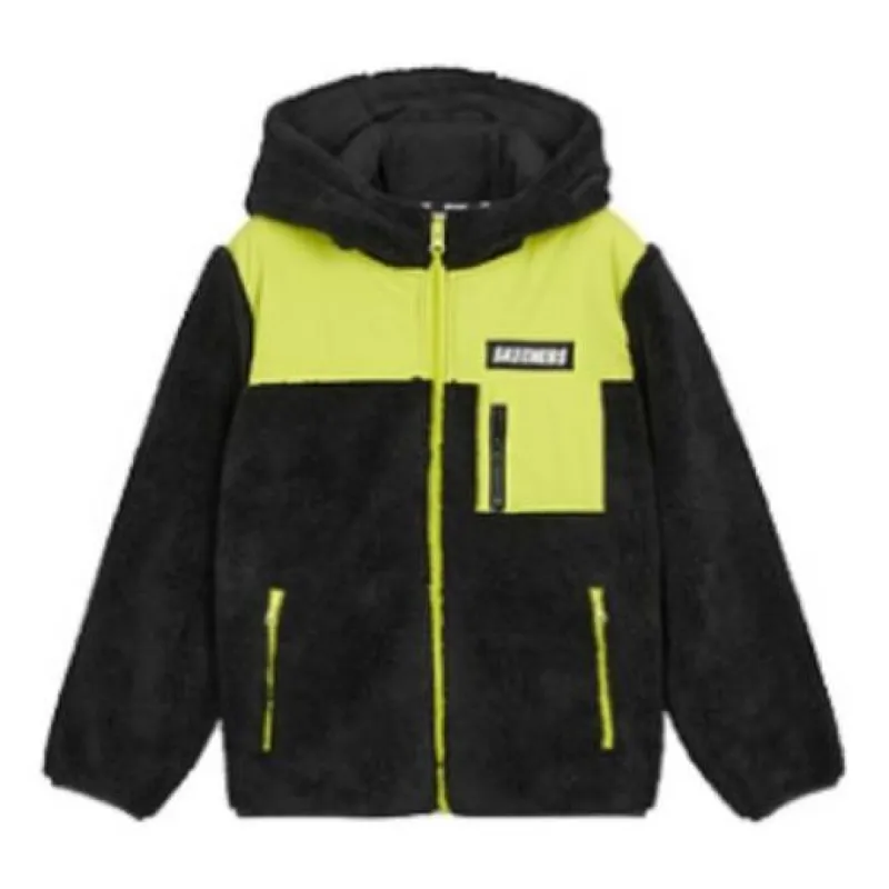 (GS) Skechers Hooded Zipper Front Chest Pocket Jacket 'Multi-Color' L321K145 sold by KicksCrew
