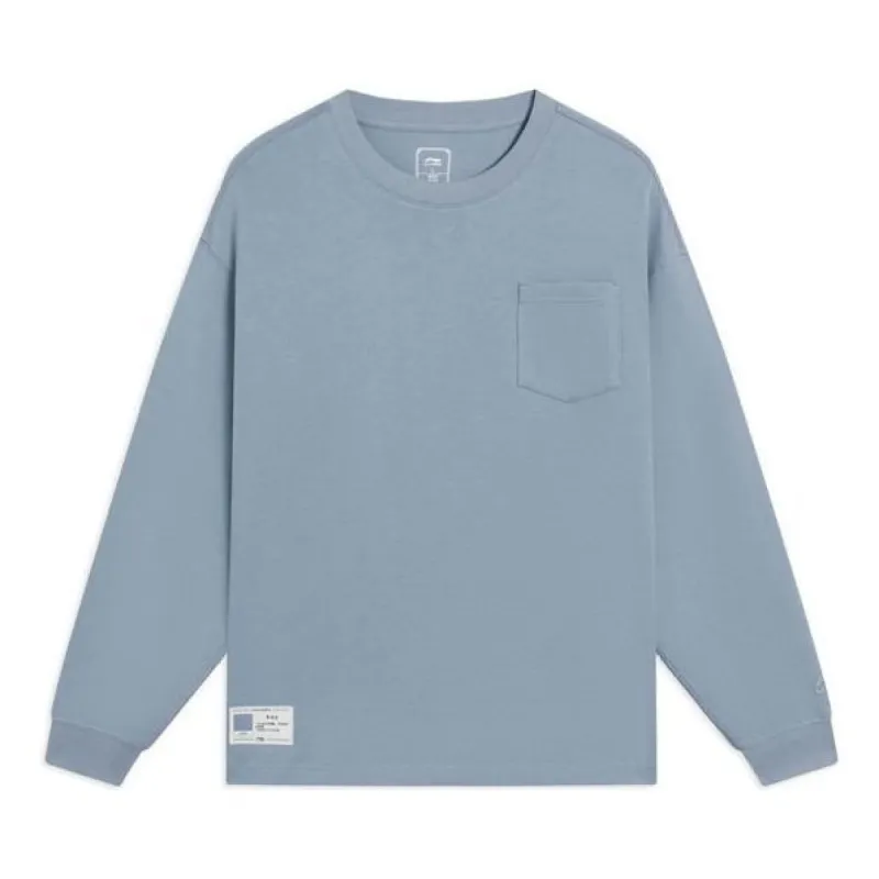 Li-Ning Long Sleeve Relaxed Top 'Blue' AHSS751-4 sold by KicksCrew