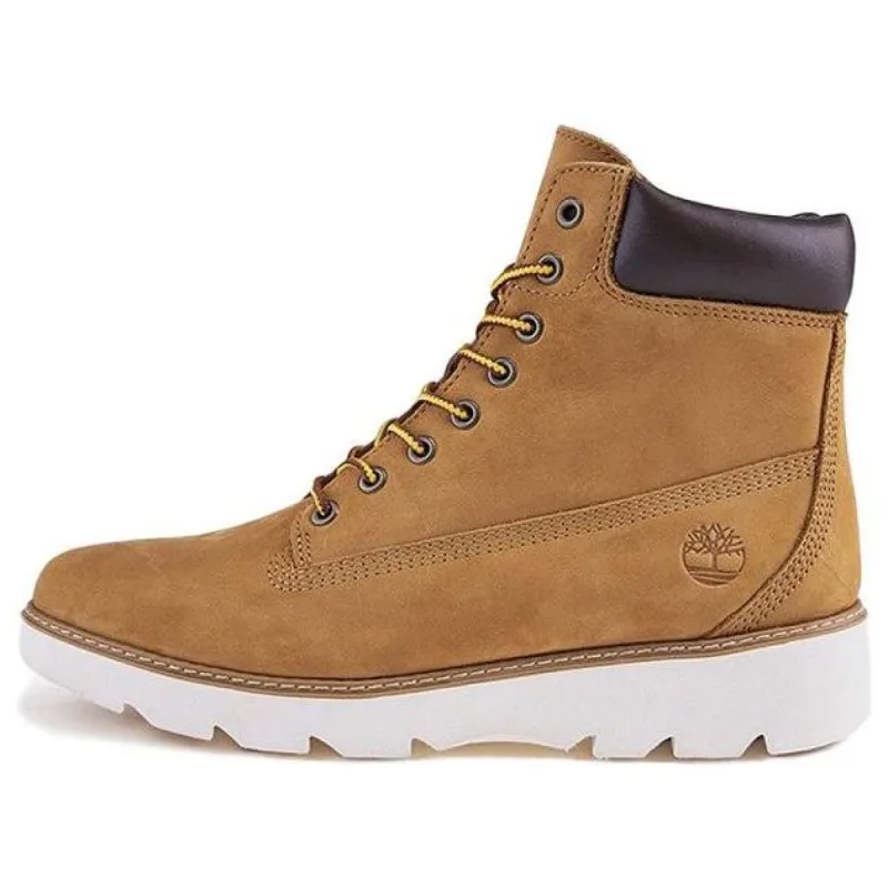 (WMNS) Timberland Keeley Field 6 Inch Wide-Fit Boot 'Wheat Nubuck' A26JB sold by KicksCrew