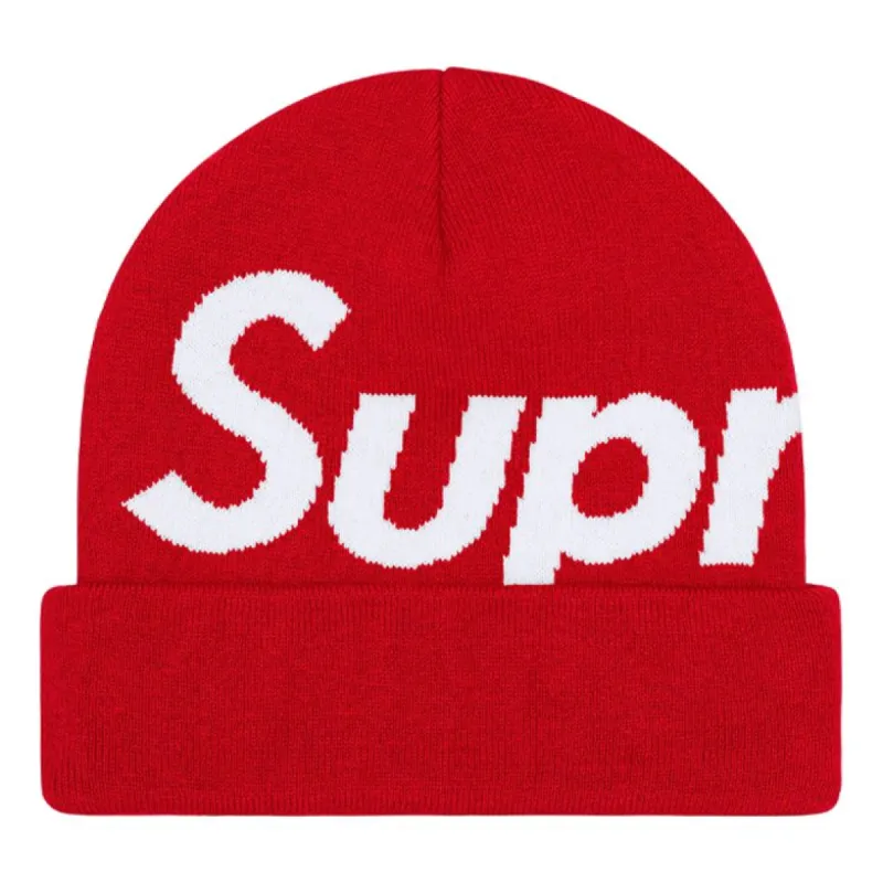 Supreme Big Logo Beanie 'Red' SUP-FW23-2434 sold by KicksCrew