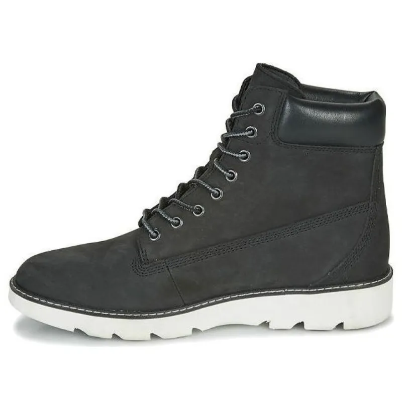 (WMNS) Timberland Keely Field 6 inch Hiking Boots 'Black Nubuck' A26HQ sold by KicksCrew