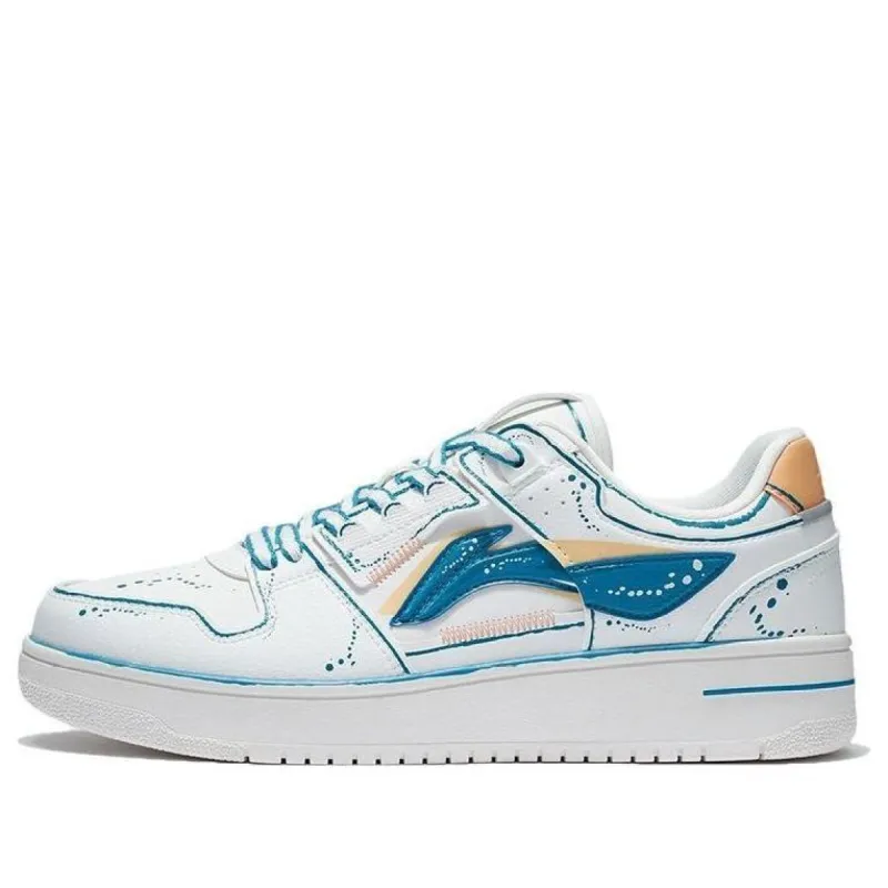 Li-Ning Tianji Skate Shoes 'White Blue' AGCT375-1 sold by KicksCrew