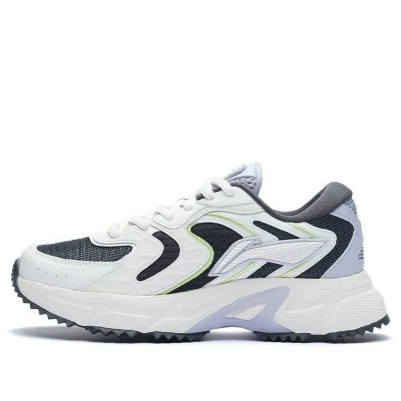 (WMNS) Li-Ning Casual Running Shoes 'White Black' ARLR014-4 sold by KicksCrew