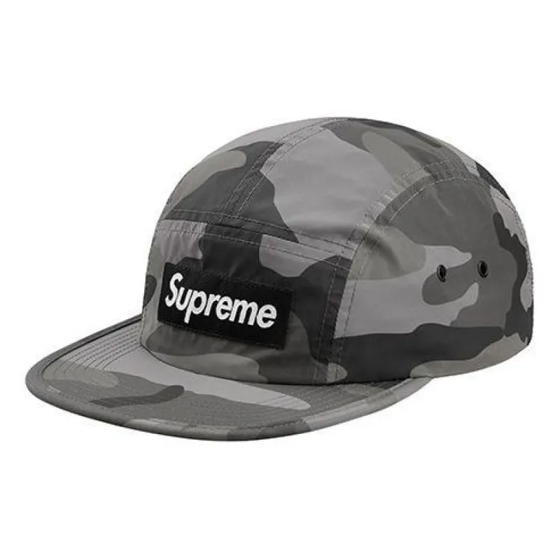 Supreme FW18 Reflective Camo Camp Cap 'Grey' SUP-FW18-161 sold by KicksCrew