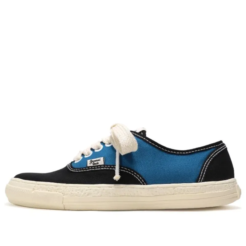 Maison MIHARA YASUHIRO PAST Sole 5 - Hole Low-top Sneaker 'Blue' A06FW503-BLU sold by KicksCrew