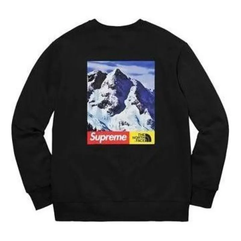 Supreme FW17 The North Face Mountain Crewneck Sweater 'Black' SUP-FW17-162 sold by KicksCrew