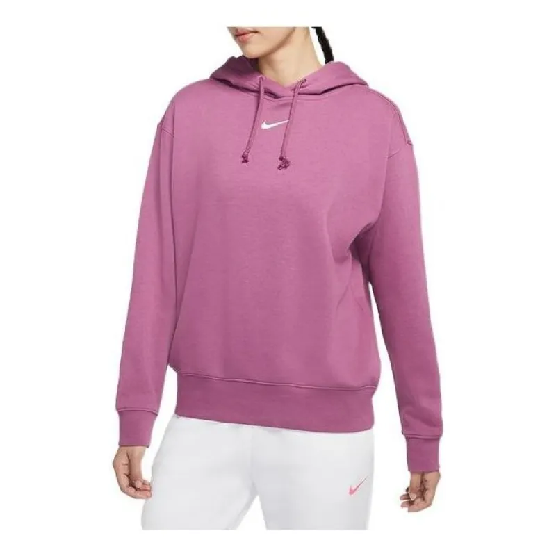 (WMNS) Nike Sportswear Collection Essentials Hoodie 'Purple Pink' DJ7669-507 sold by KicksCrew