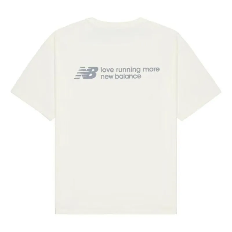 New Balance 'Love Running More' T-Shirt 'White' NEE24131-WT sold by KicksCrew