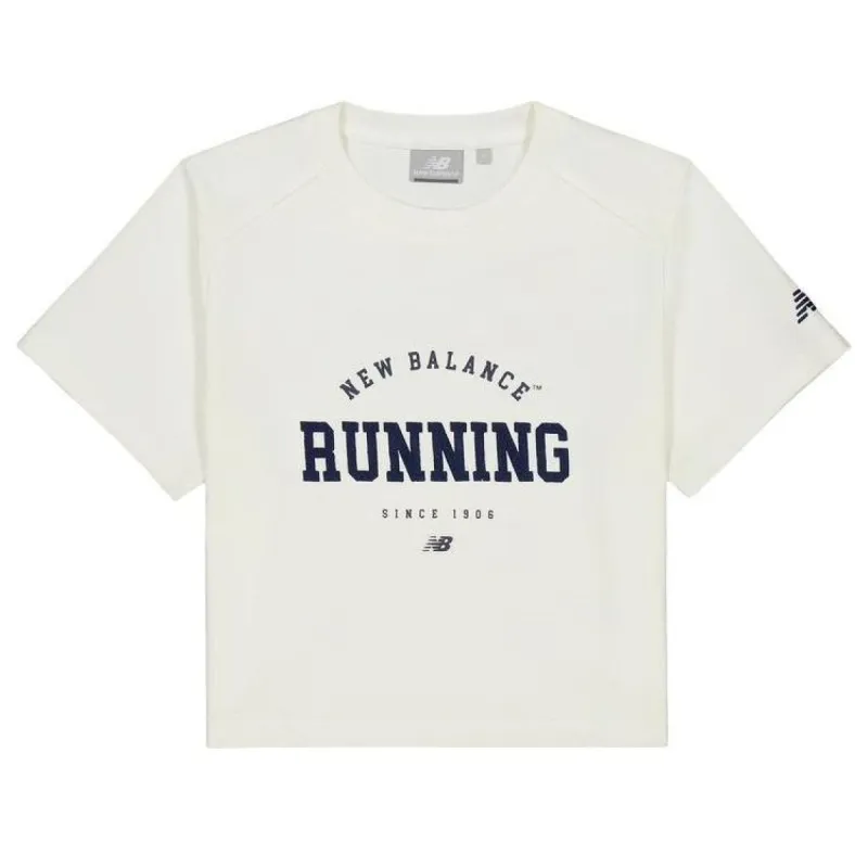 (WMNS) New Balance Running T-Shirt 'Ivory' NEE22342-IV sold by KicksCrew
