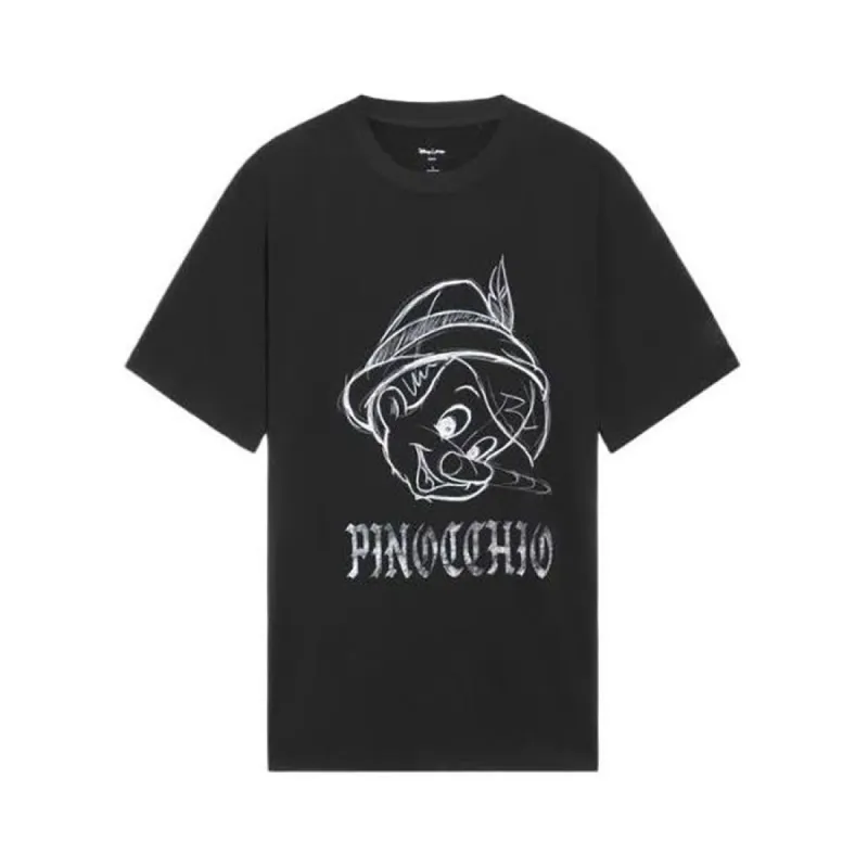 Li-Ning x Disney Pinocchio Graphic T-shirt 'Black' AHSS449-5 sold by KicksCrew