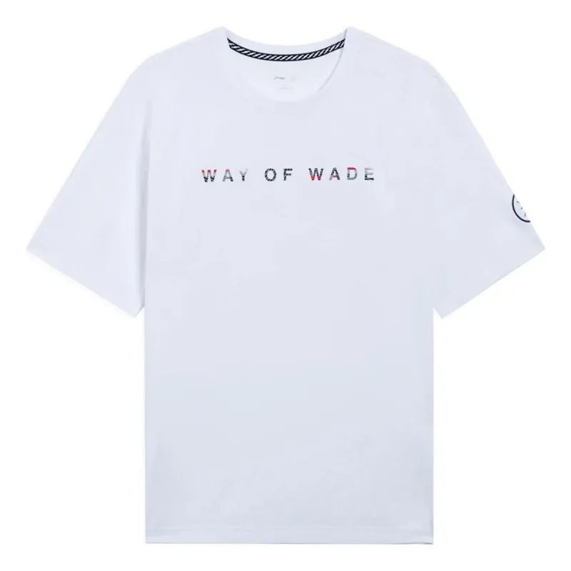 Li-Ning Way Of Wade Code Graphic T-shirt 'White' AHSS437-3 sold by KicksCrew
