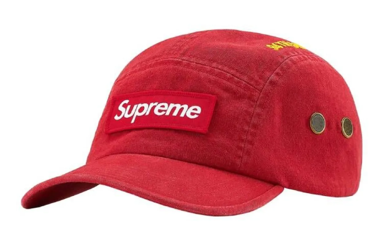 Supreme Military Camp Cap 'Red White' SUP-FW21-020 sold by KicksCrew