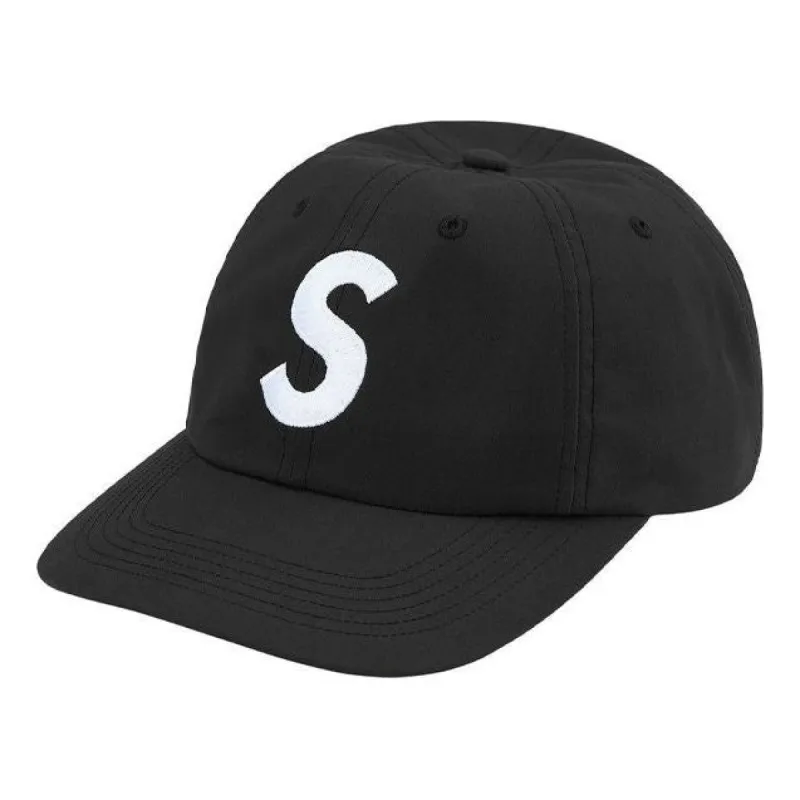 Supreme Ventile S Logo 6-Panel Cap 'Black White' SUP-FW21-002 sold by KicksCrew