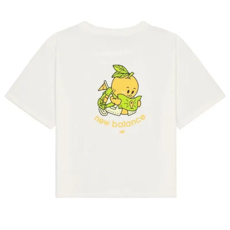 (WMNS) New Balance Fruit Graphic T-shirt 'White' AWT41335-CIC sold by KicksCrew