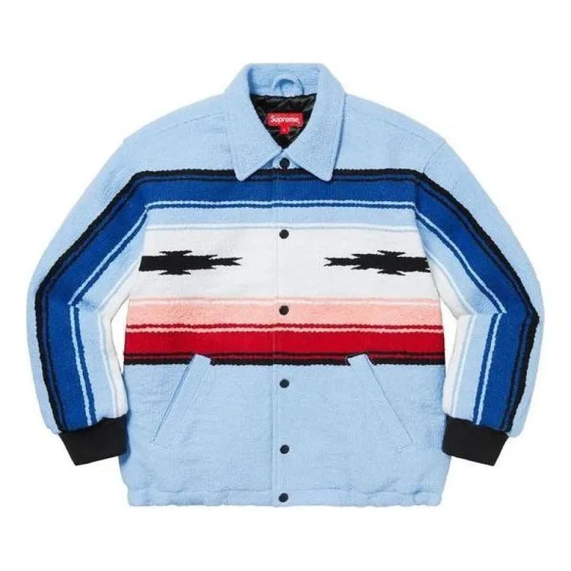 Supreme Tlaxcala Blanket Jacket 'Blue White Red' SUP-FW20-343 sold by KicksCrew