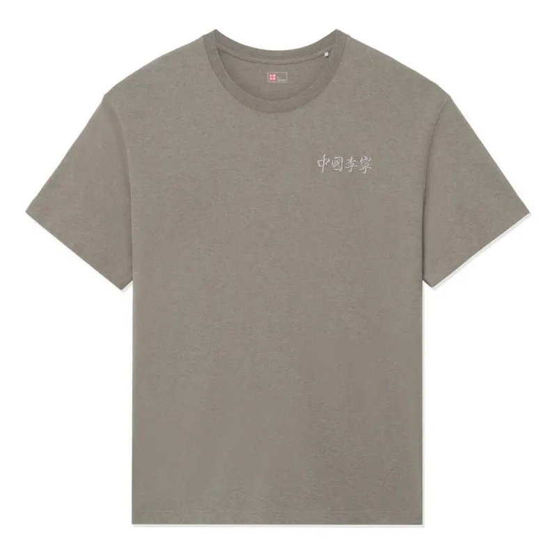 Li-Ning Embroidery Logo T-shirt 'Taupe' AHSS132-2 sold by KicksCrew