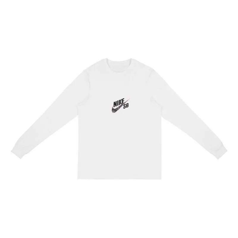 Travis Scott Cactus Jack For Nike SB Longsleeve T-shirt 'White' TSCJ-LS008 sold by KicksCrew