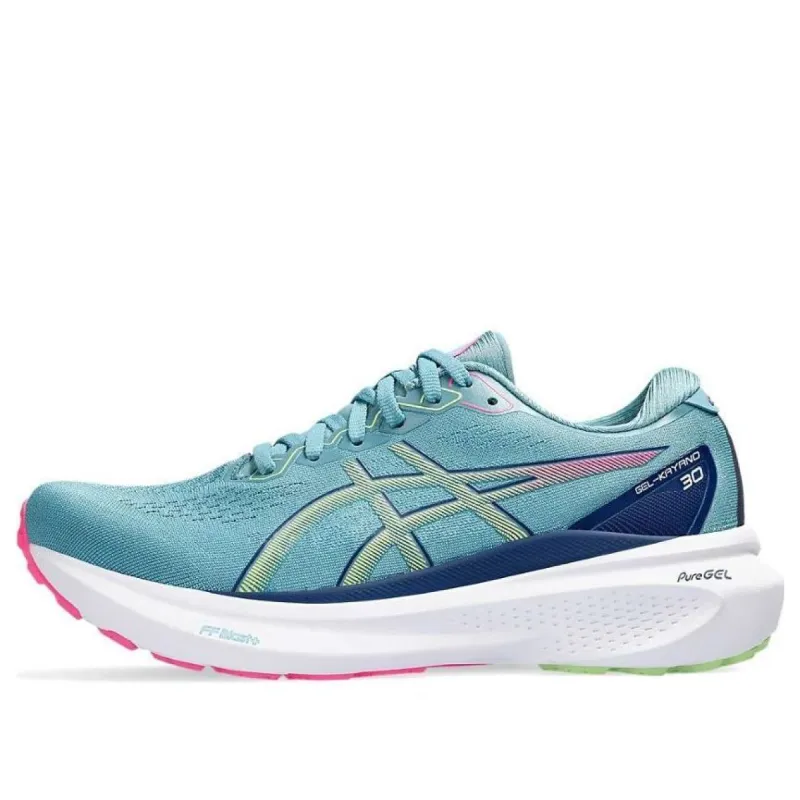 (WMNS) ASICS Gel Kayano 30 'Gris Blue Lime Green' 1012B357-402 sold by KicksCrew