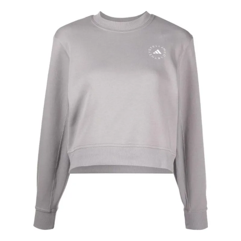 (WMNS) adidas By Stella Mccartney Sportswear Sweatshirt 'Grey' HR2528 sold by KicksCrew