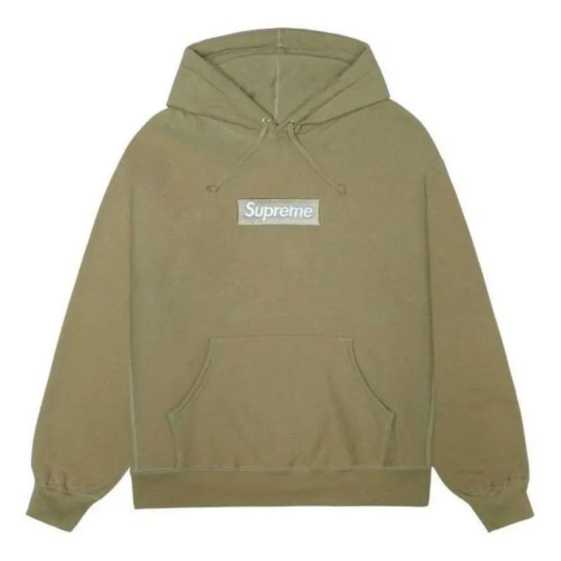 Supreme FW23 Box Logo Hooded Sweatshirt 'Dark Sand' 166932 sold by KicksCrew