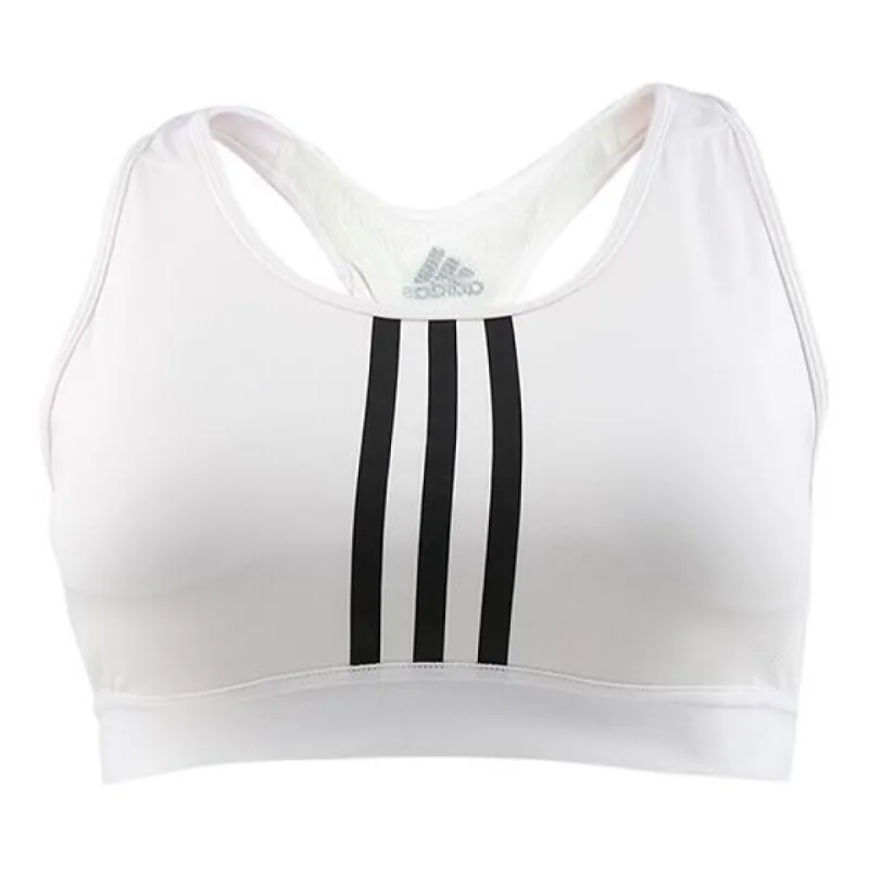 (WMNS) Adidas Don't Rest 3-Stripes Bra 'White' FR8601 sold by KicksCrew