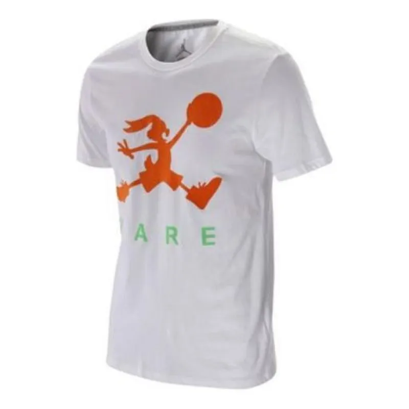 Air Jordan Hare T-Shirt 'White' 717083-100 sold by KicksCrew