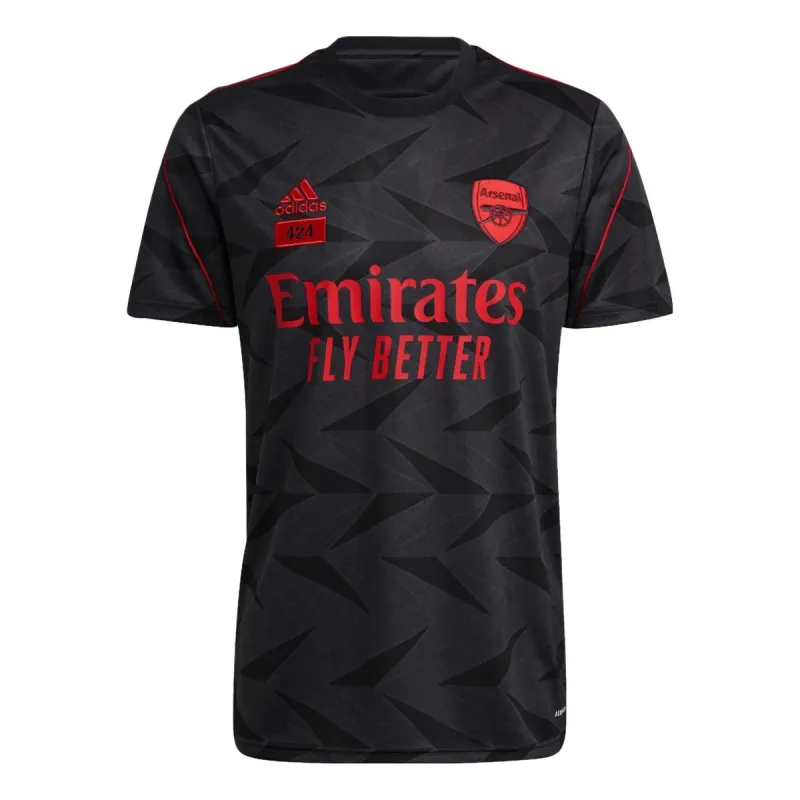 adidas x 424 x Arsenal F.C. Jersey 'Black Red' H31429 sold by KicksCrew