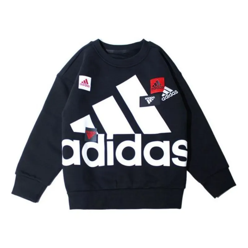 (PS) adidas multi Logo sweater 'black' HM5175 sold by KicksCrew