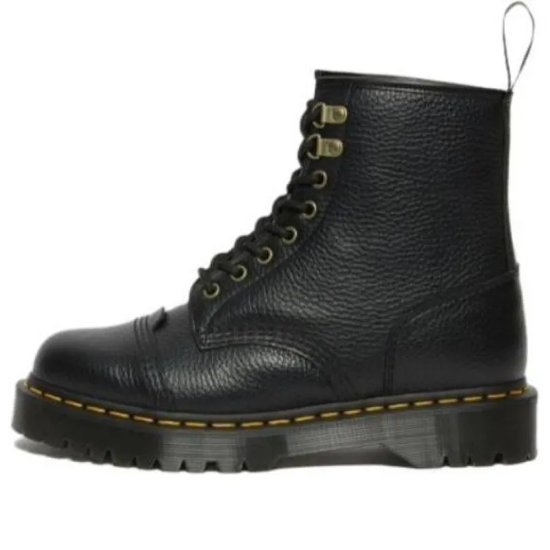 Dr. Martens 1460 Bex Faux Fur-Lined Leather Lace Up Boots 'Black' 27960001 sold by KicksCrew