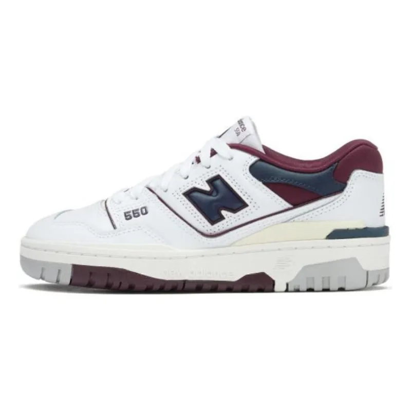 (GS) New Balance 550 'White Burgundy Navy' GSB550CR sold by KicksCrew