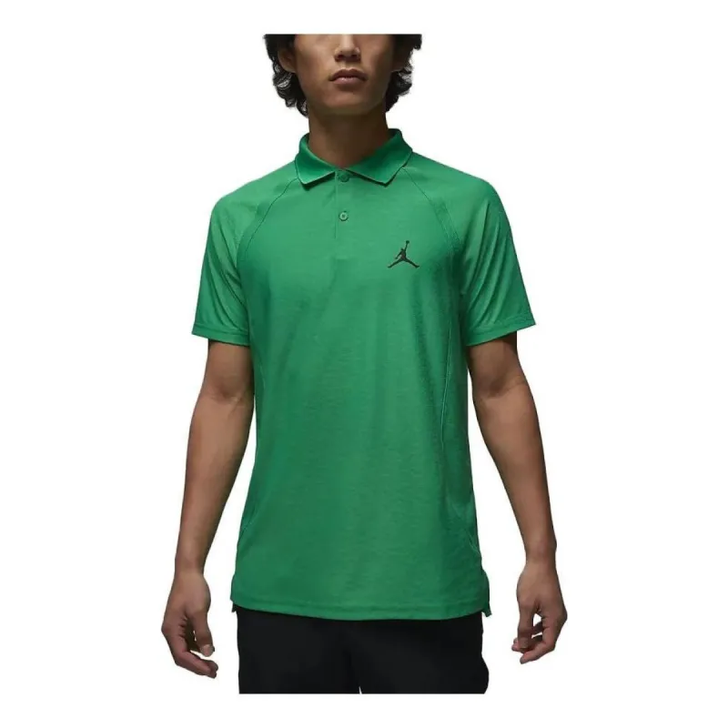 Air Jordan Dri-FIT ADV Sport Quick-Dry Golf Lapel T-Shirt 'Green' DZ0550-310 sold by KicksCrew
