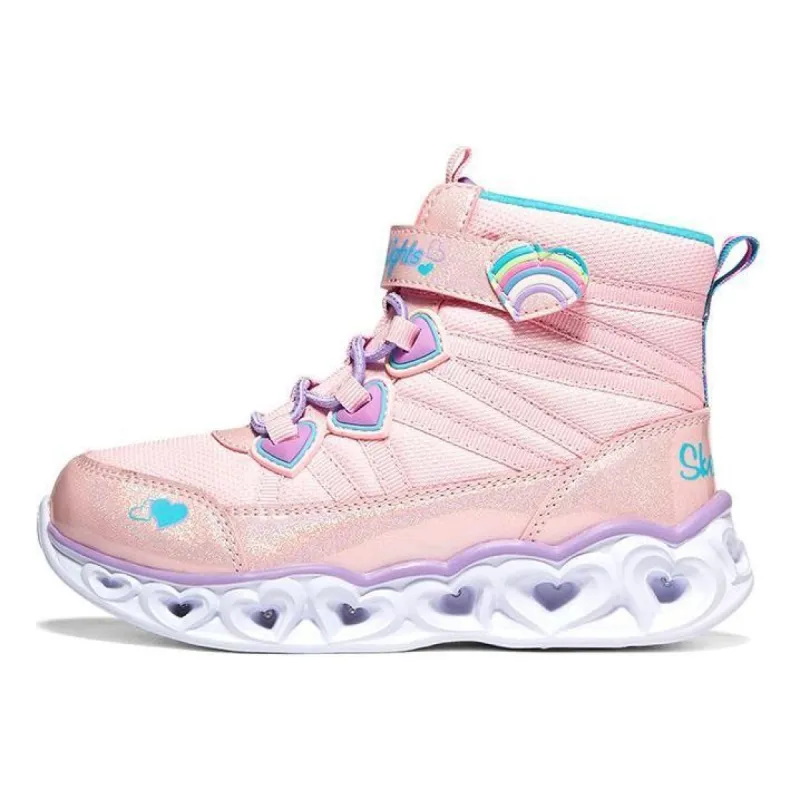 (GS) Skechers Sweetheart Lights 'Pink White' 302668L-PKMT sold by KicksCrew