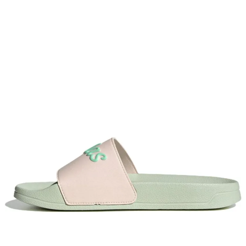 (WMNS) adidas Adilette Shower 'Green Pink' GZ9507 sold by KicksCrew