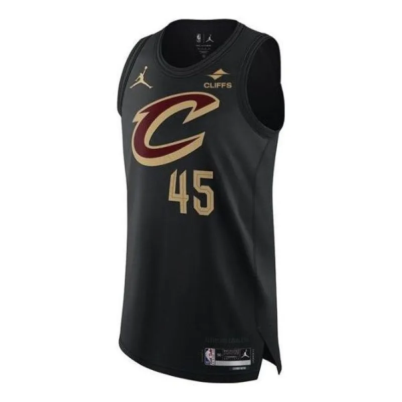 Nike x NBA Cleveland Cavaliers Donovan Mitchell Jerseys 'Black' DQ0165-010 sold by KicksCrew