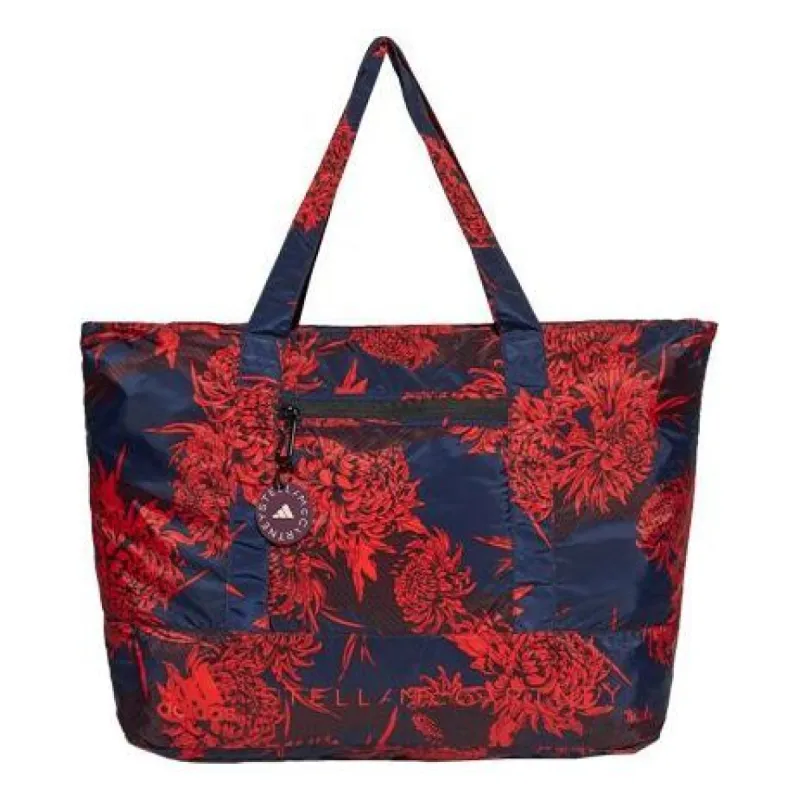 (WMNS) Adidas By Stella McCartney Printed Tote Bag 'Vivid Red Collegiate Navy' GT5559 sold by KicksCrew