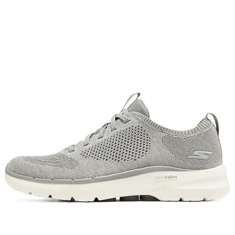 Skechers Go Walk 6 Shoes 'Grey Cream White' 894139-GMLT sold by KicksCrew