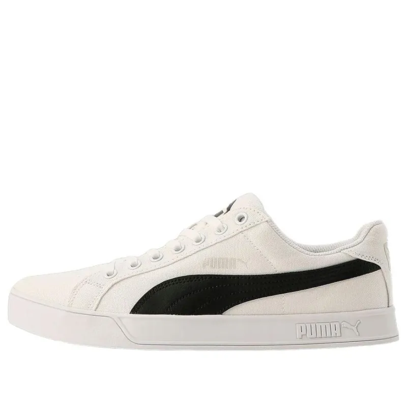 Puma Smash Bulk CV 'White Black' 359914-04 sold by KicksCrew